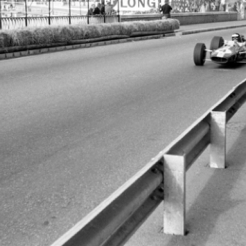 Jim au ras des rails à Monaco... Jim au ras des rails à Monaco...